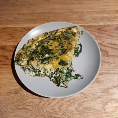 Spinach Frittata with Feta